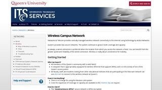 Wireless | ITS - Queen's University