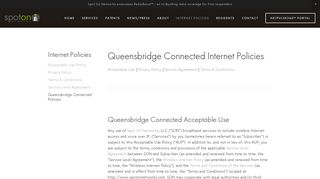 Queensbridge Connected Policies — Spot On Networks