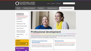 Professional Development for Teachers - CPD Record | QCT