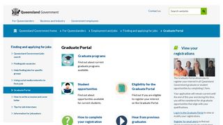 Graduate Portal | Employment and jobs | Queensland Government