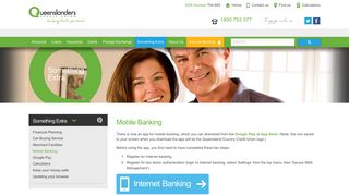 Queenslanders Credit Union - Mobile Banking