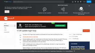 17.04 update login loop - Ask Ubuntu