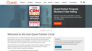 Welcome to the Quest Partner Circle for software sales