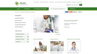 Solutions for Employers from Quest Diagnostics : Employers