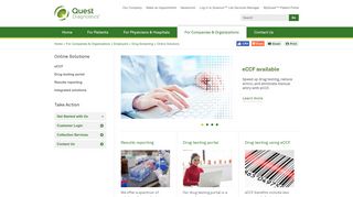 Drug Screening for Employers | Quest Diagnostics : Online Solutions