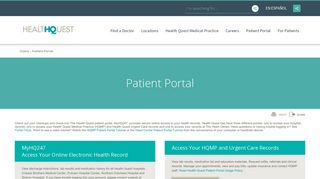 Health Quest | Patient Portal