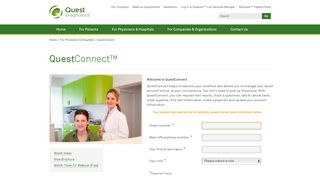 QuestConnect Login - Quest Diagnostics