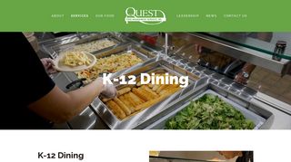 K-12 Dining — Quest Food Management Services