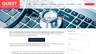 Make a Payment - Quest Health Information ... - Quest Records
