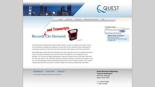 Quest Records & Reporting Online