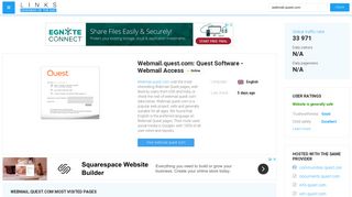 Visit Webmail.quest.com - Quest Software - Webmail Access.