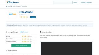 QuestBase Reviews and Pricing - 2019 - Capterra