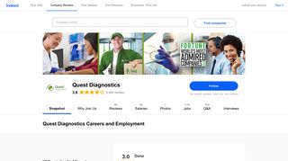 Quest Diagnostics Careers and Employment | Indeed.com