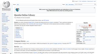 Questia Online Library - Wikipedia