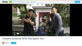Cotopaxi Questival 2018: The Space Tour on Vimeo
