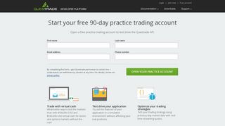 Free practice account | Questrade API | Questrade Developer Platform