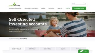Account Types | Self-Directed Investing | Questrade