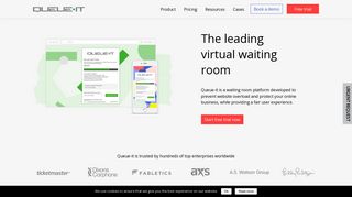 Queue-it Virtual Waiting Room | Manage Website Traffic Peaks