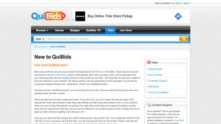 New to QuiBids - QuiBids.com