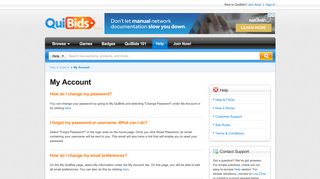 My Account - QuiBids.com