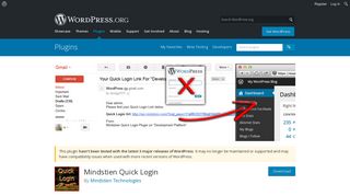 Mindstien Quick Login | WordPress.org