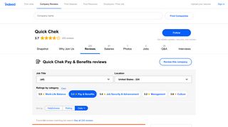 Working at Quick Chek: 62 Reviews about Pay & Benefits | Indeed.com