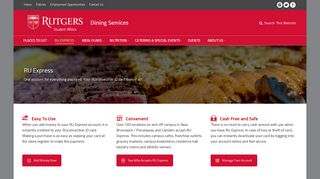 RU Express – Dining Services
