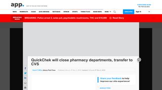 QuickChek to close pharmacies, transfer customers to CVS