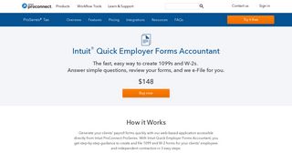 Quick Employer Forms | Tools for Accountants | Intuit ProSeries