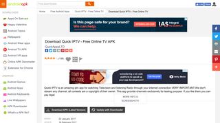 Download Quick IPTV - Free Online TV Latest version apk ...