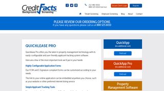 QuickLease Pro | Property Management Software | CreditFacts