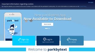 Parkbytext - Mobile Parking Payments
