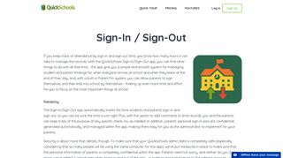 Sign-In Sign-Out - QuickSchools