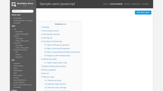 Sample-users-javascript - QuickBlox