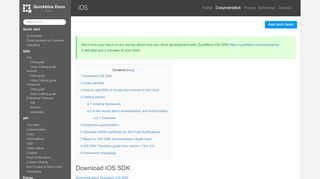iOS - QuickBlox