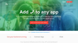 QuickBlox - Chat SDK - Video Calling SDK - IM App
