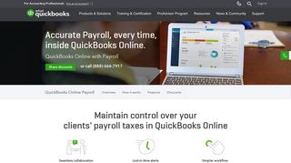 QuickBooks Online with Payroll for Accountants - Intuit