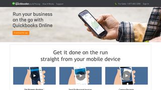 QuickBooks Online Mobile Accounting App for iOS & Android Devices
