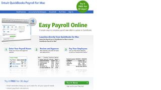 QuickBooks Payroll for Mac, Powered by Intuit