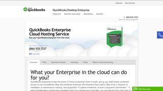 Cloud Hosting > QuickBooks® Enterprise Solutions - Intuit