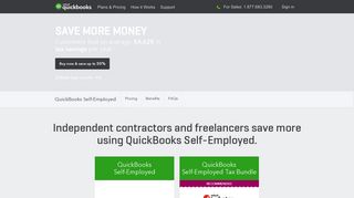 Self-Employment Tax Software - QuickBooks Self-Employed - Intuit