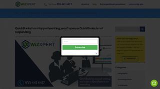 Fix-QuickBooks has stopped working or QuickBooks is not responding