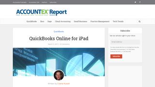 QuickBooks Online for iPad - Accountex Report