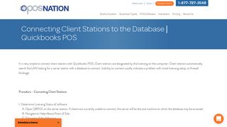 Connecting Client Stations to the Database | Quickbooks POS