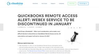 Quickbooks Remote Access Discontinued - What To Do?