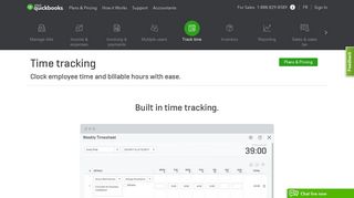 Time Tracking Software | Accounting Software | QuickBooks