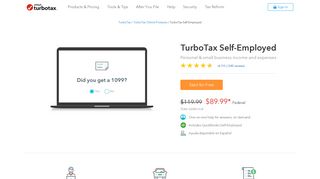 TurboTax® Self-Employed Online 2018, File Self-Employment ... - Intuit