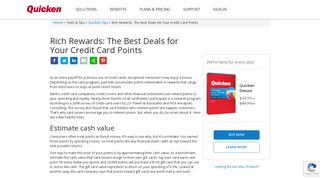 Rich Rewards: The Best Deals for Your Credit Card Points | Quicken