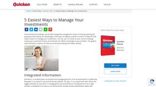 5 Easiest Ways to Manage Your Investments | Quicken