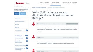 QWin 2017: Is there a way to eliminate the vault login screen at ...